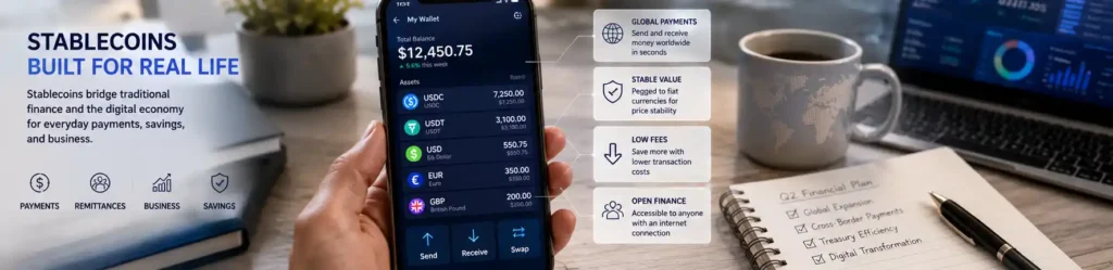 Stablecoins integrated into future digital finance systems