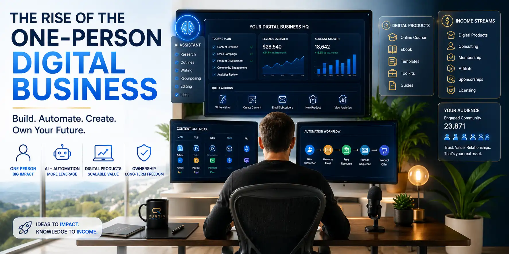 The Rise of the One-Person Digital Business